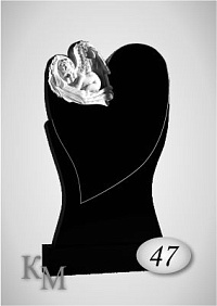 Памятник. Комплект 63-47Т детский, фреза 3D
